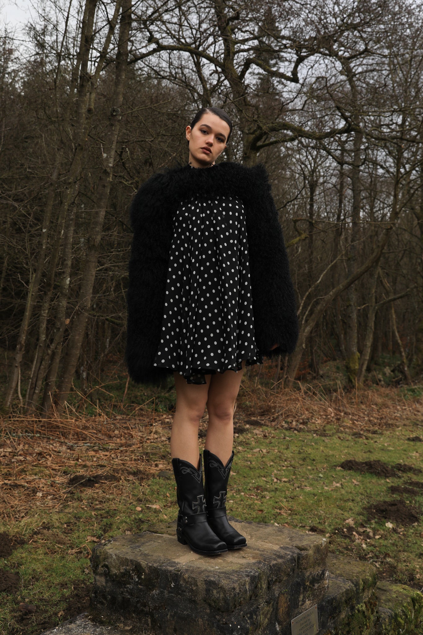 The Rosa shearling sleeve accessory by Josephine Jones