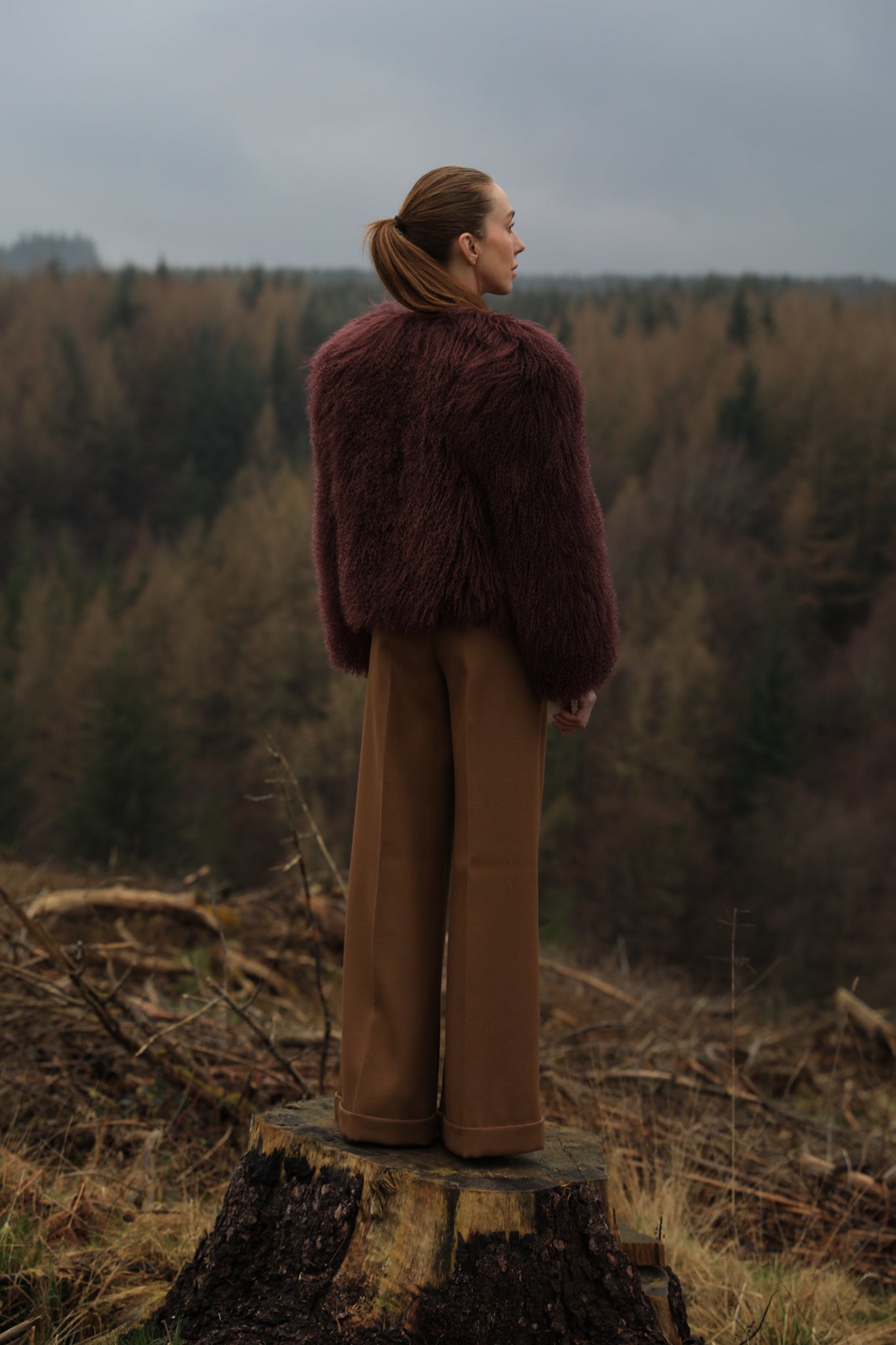 Julianne in Dark Plum