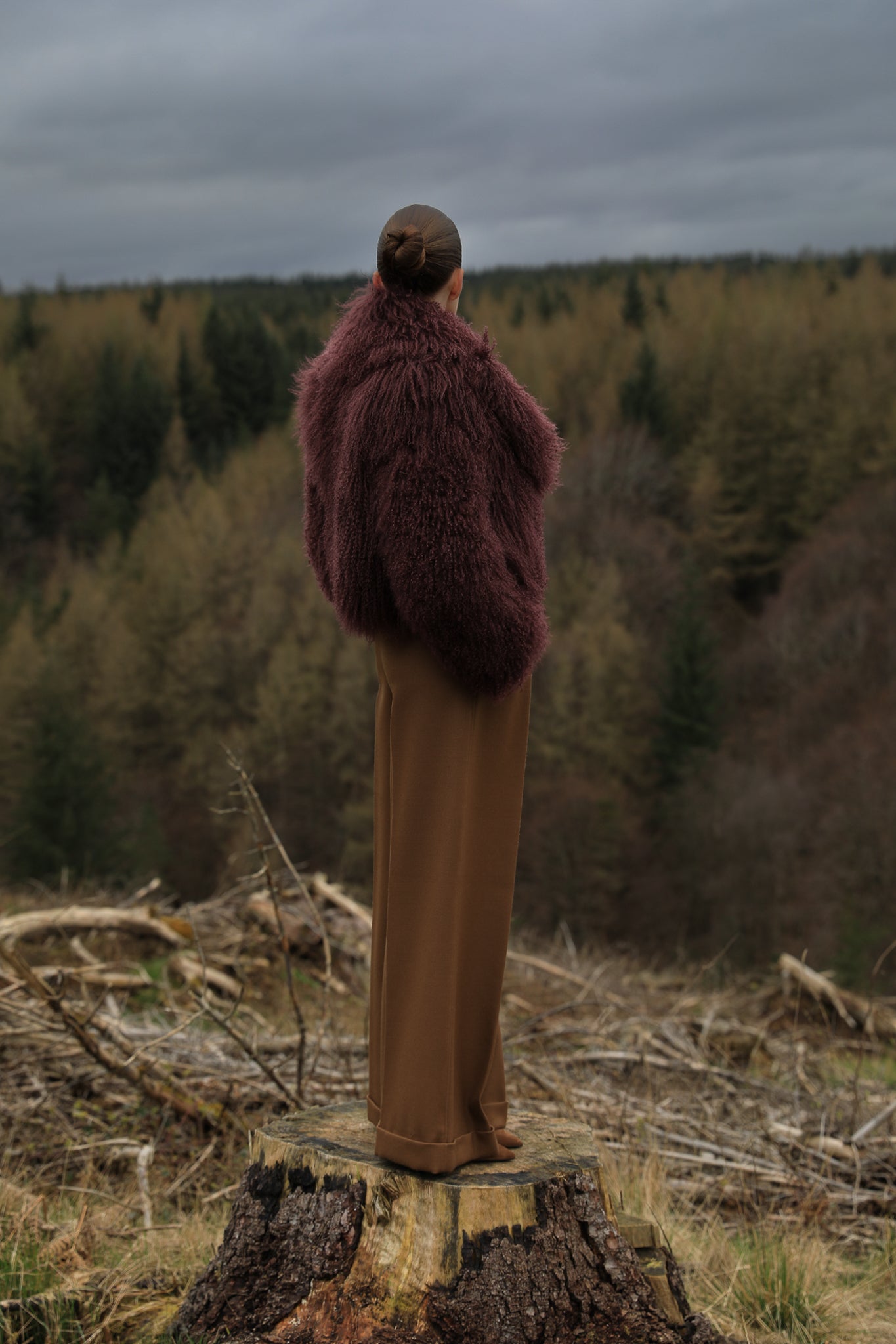 Margaret in Dark Plum